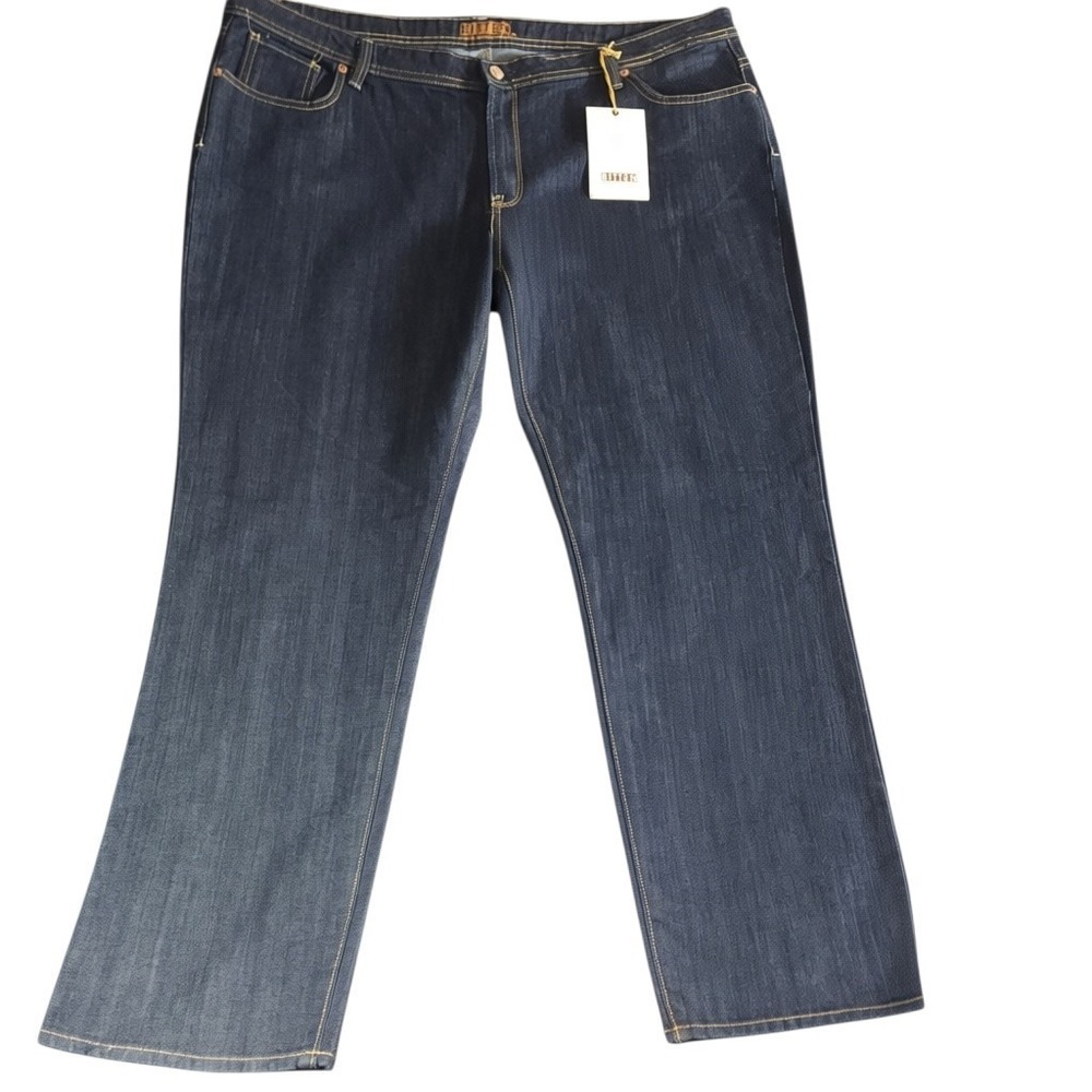 NWT Bitten Sarah Jessica Parker Womens 22R Straight Leg Denim Jeans Mid Rise